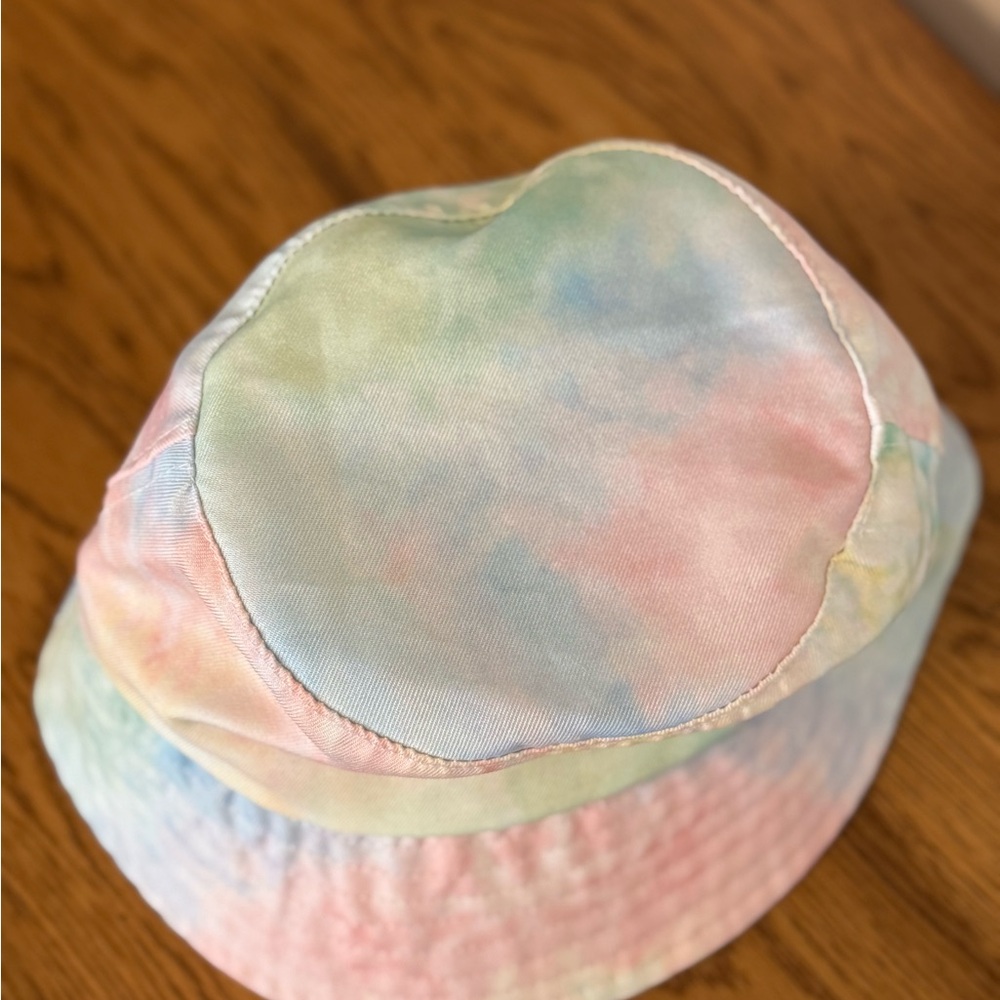 Pastel Tie-Dye Bucket Hat, Girl’s OS Accessory - Picture 7 of 9